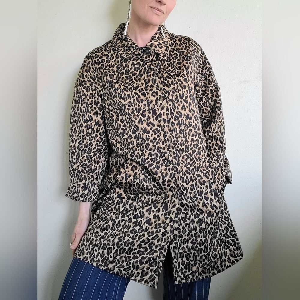 The Preloved Cheetah Print Spring Trench By Weekend MaxMara Size US 4 - Picture 13 of 16